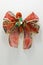 Red christmas ribbon decoration