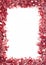 Red Christmas tinsel garland