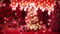 Red Christmas Xmas Tree Landscape - Looping Animation Fantasy Background