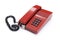 Red classic phone