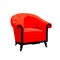 Red Classic Royal armchair
