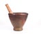Red clay Mortar kitchen tool