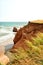Red cliff in Magdalen islands
