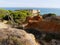 Red Cliffs of dos Arrifes beach in Albufeira in the Algarve