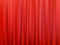 Red closed theater curtain. Abstract vector background