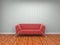 Red cloth sofa