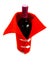 Red clothed wine for Christmas, New Year\'s Eve