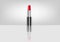 Red color lipstick, Makeup beauty natural cosmetic, isolated