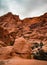 Red coloured Rock in the Red Rock Canyon National Conservation A
