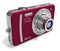 Red compact digital camera