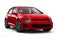 Red compact hatchback car