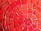 Red concentric mosaic