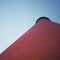 Red conical roof