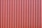 Red corrugated galvanised iron cladding