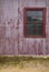 Red Corrugated Iron Wall