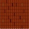 Red corrugated tile element of roof. Seamless