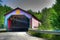 Red Covered bridge HDR