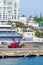 Red Crane on Puerto Rican Pier