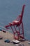 Red Crane in Seattle Harbour