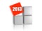 Red cube with 2013 on boxes