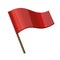 Red Curl Flag Icon