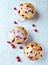 Red currant muffins