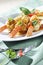 Red curry shrimp fried