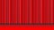 Red curtain blue vector illustration background