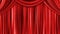 Red Curtain Close Background