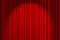 Red Curtain on stage