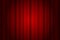 Red curtains wide background illuminated by a beam of spotlight. Red theater show curtain vector illustration.