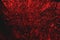 Red dark hellish  Halloween grunge  titanium shiny foil background