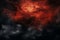 red and dark red clouds, creating a fantasy and deep space digital art background. shades create a sense of depth and ca