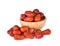 Red date,chinese jujube on white background