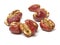 Red dates or jujube stuffed with walnut ready to serve