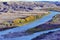 Red Deer River winds through the Badlands