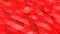 Red deformed plane. abstract background. 3d render