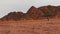 Red desert landscape of Sinai Mountains