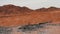 Red desert landscape of Sinai Mountains