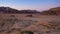 red desert with rocks Wadi Rum in Jordan