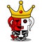 red devil bone king mascot