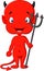 Red devil cartoon