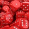Red dice background