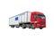 red diesel heavy cargo truck fuel lorry