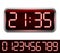 Red Digital Clock