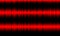 Red digital equalizer audio sound waves on black background,