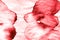 Red Dirty Art Background. Blood Smear. Ruby