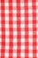 Red dish towel pattern