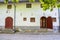 Red doors, Akershus fortress, offices buildings