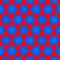 Red Dot Blob Blue Background Abstract Shades Shapes and Blurs